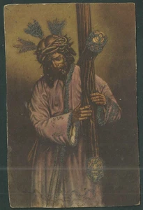 Holy card antico postale de Jesus del Gran Poder santino immagine pieuses estampa - Foto 1 di 1
