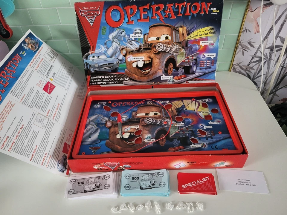 Disney Pixar Cars 2 Mater Truck Operation Game Hasbro 1 Plastic Piece Missing - Image 1 of 4