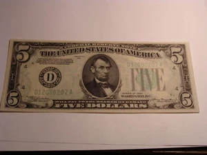 1934 $5 Federal Reserve Note - Choice CU! - Picture 1 of 6