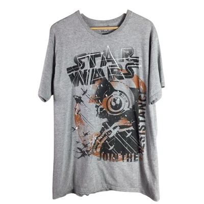 Camiseta Parques Disney Star Wars Resistencia Gris Naranja 2XL Foto 1 de 4