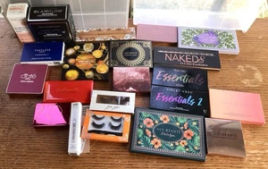 Lote de 21 paletas de sombras de ojos de gama alta para el cuidado de la piel, Ace Beaute, Violet Voss, Ciate, etc. - Imagen 1 de 10