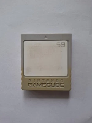 official memory card Nintendo gamecube 59 blocs - Image 1 of 3