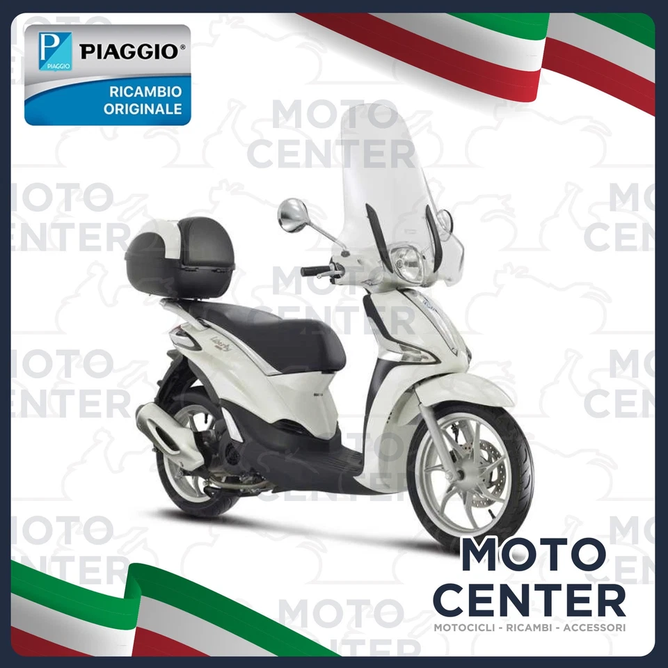Parabrezza grande con staffa Piaggio trasparente omologato 1B002633