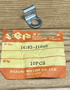 NOS SUZUKI T250, T350, GT250 , T305, T20  EXHAUST CLAMP HOLDERS   # 14183-11000 - Picture 1 of 2