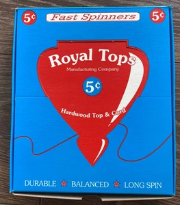 ROYAL TOPS JUGUETE DE MADERA HILANDEROS NOS DIME TIENDA MOSTRADOR EXHIBICIÓN RARO COLORIDO NUEVO 36 - Imagen 1 de 10