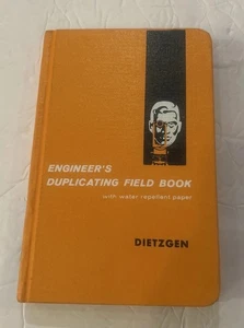 DIETZGEN ENGINEER Duplicating FIELD BOOK Vintage Unused - Picture 1 of 5