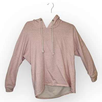 Sudadera con Capucha O’Neill Rosa Blanco Algodón Rayas Surf Salón Pullover L Foto 1 de 4