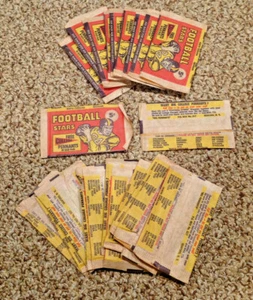 ONE ~ 1961 Nu Card Collegio Calcio 5 Centesimi Trading Cards Wrapper - Foto 1 di 4