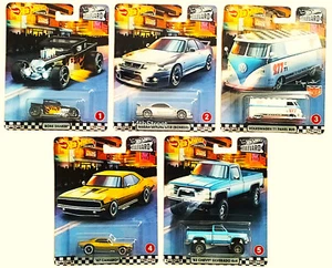 2020 HOT WHEELS CAR CULTURE BOULEVARD MIX 1 #1-5 - COMPLETE SET OF 5 - Picture 1 of 1