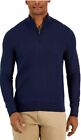 Michael Kors Men's Textured Quarter-Zip Sweater. Navy Size XS  NWT MSRP $128