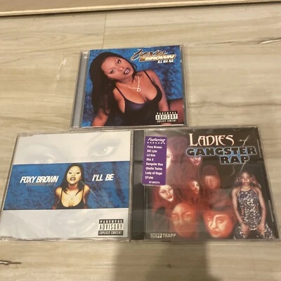 Foxy Brown 3 CD LOT I'll Be IMPORT Jay-Z Ill Na Na & Ladies Of Gangster Rap Foto 1 de 4