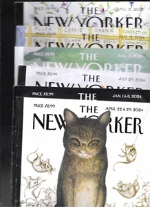 The New Yorker Magazine Lot Of 6 Issues 2024 (2 doubles) FREE SHIP - Imagen 1 de 6