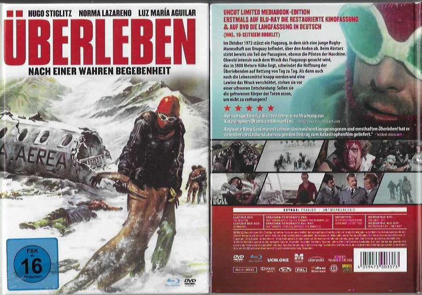 Hugo Stiglitz   ÜBERLEBEN   Flugzeugdrama   Mediabook  Blu-ray / DVD  NEU OVP - Bild 1 von 1