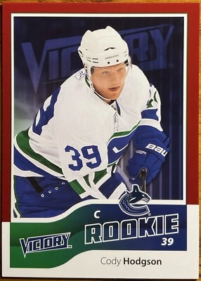 2011-12 Upper Deck Victory Red Rookie RC Cody Hodgson #249 Vancouver Canucks - Image 1 of 2