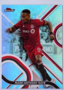 2022 Finest MLS Refractor #51 Mark-Anthony Kaye - Toronto FC - Picture 1 of 2