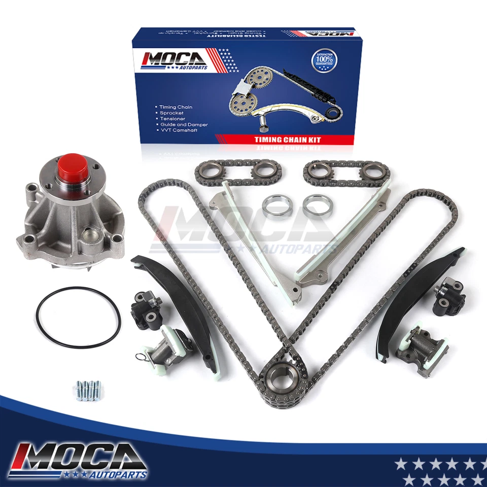Kit de cadena de distribución bomba de agua apta para Lincoln Navigator Blackwood 1999-2002 5,4 L Foto 1 de 4