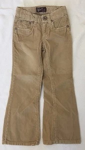 Girls Khaki Corduroy Pants With Cute Back Pockets Sz 5 Slim By Old Navy - Picture 1 of 6