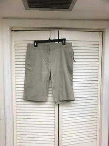 GEORGE Juniors’ Girls  Khaki School Uniform  Bermuda Short, Size 11 NWT - Picture 1 of 2