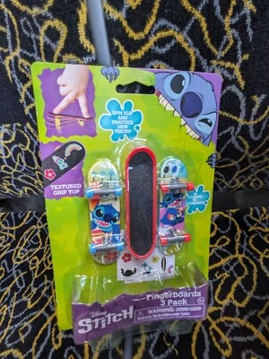 Mini monopatín diapasón Stitch MOC 2022 paquete de 3 Disney nuevo Foto 1 de 2