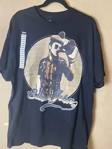 ELTON JOHN Chugging Bottle Black Graphic Tee SZ XL-NWT - Picture 1 of 7