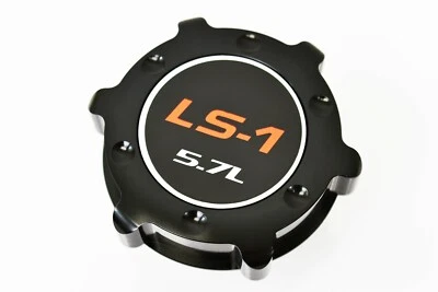2004 PONTIAC GTO LS1 5.7L BILLET ALUMINUM ENGINE OIL FILLER CAP BLACK - Image 1 of 3