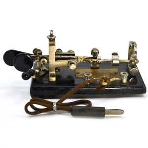 Vibroplex Original Bug & case sn 97581 black finish damper D-3 name plt - Zdjęcie 1 z 11
