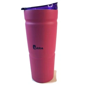 Vaso de viaje Bubba 24 oz rosa acero inoxidable aislado al vacío tapa púrpura - Imagen 1 de 13