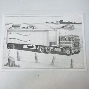 Truck #6974 Tri-Chem Chart Picture To Paint Semi Truck Trailer 1985 Vintage