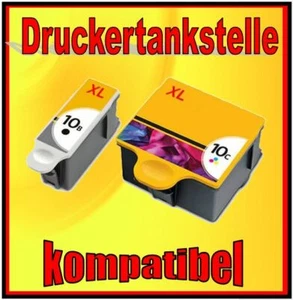 2 Patronen für Kodak 10 Easyshare 5000 5100 6150 ESP 3 5 7 9 3200 3250 5200 5210 - Bild 1 von 3