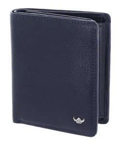 Golden Head Capri RFID Protect Billfold Coin Wallet Blue - Picture 1 of 9