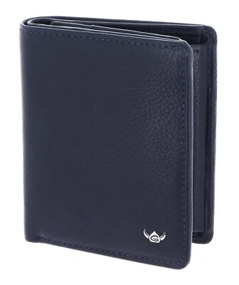 Golden Head Capri RFID Protect Billfold Coin Wallet Blue - Image 1 of 4