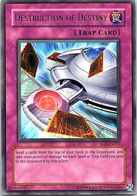 Destruction Of Destiny EOJ-EN051 Yu-Gi-Oh! Card Light Play Unlimited - Image 1 of 1