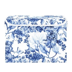 Collapsible Storage Bins With Lids Decorative Fabric Storage Cubes Closet Organi - Picture 1 of 6
