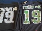 Joe Thornton Jersey T Shirt Lot - 2XL San Jose Sharks Military New