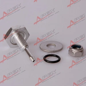 Soft Mount Vacuum Line Fitting Kit Silicone Hoses Lock Nut Washer O-ring Seal - Picture 1 of 1