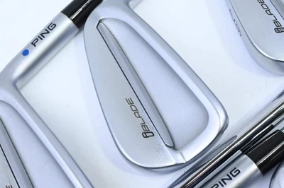 Ping iBlade Irons / 4-PW / Blue Dot / Regular Flex Dynamic Gold 105 R300 Shafts - Image 1 of 4