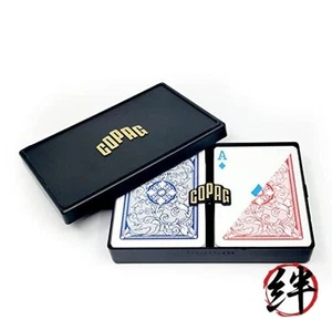 4 Farben Legacy Design 100 % Kunststoff Spielkarten Poker Größe normaler Index - Bild 1 von 5