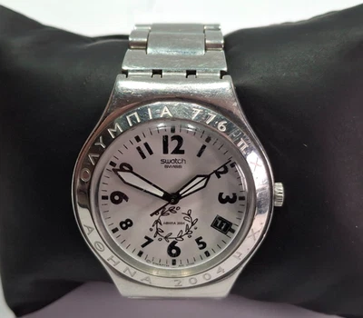 Swatch Irony Unisex Stainless Steel Quartz Watch AGHNA2004 Swiss New Battery - Image 1 of 4