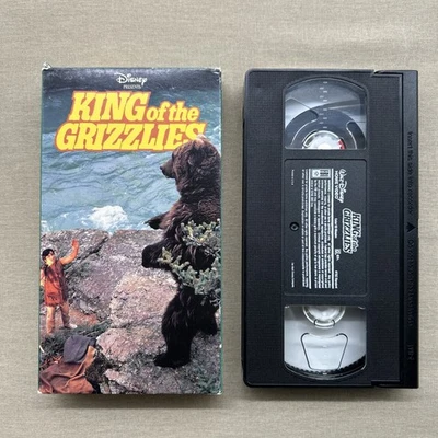 Walt Disney: King of the Grizzlies (VHS 1970) Bear Western Adventure John Yesno - Image 1 of 4