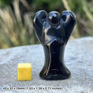 Black Obsidian Angel for Protection and Purification - Picture 1 of 1