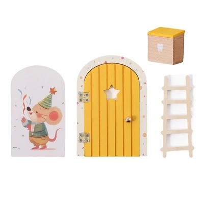 3PCS Little Magical Fairy Door Opening with Accessories/Tooth Fairy Door Foto 1 de 4