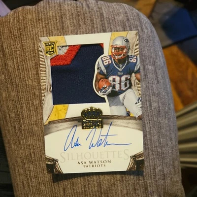 2014 Panini Crown Royale Silhouettes RPS Gold /49 Asa Watson #236 Rookie Auto RC - Image 1 of 2