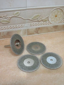 4 Tlg. 58mm Schmuck THK Diamant Glas Metall Trennscheibe Schleifscheibe Dremel - Bild 1 von 6