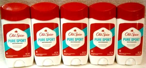 (5) Old Spice Pure Sport High Endurance Antiperspirant & Deodorant 3oz FAST SHIP - Picture 1 of 4