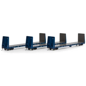 Athearn ATH17068 RTR 60' Bulkhead Flat Car - Columbia & Cowlitz (3) HO Scale - Picture 1 of 1