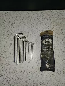 Vintage Amsco 11 Piece HEX KEY WRENCH SET Made in SOUTH BEND, Ind. - Picture 1 of 6