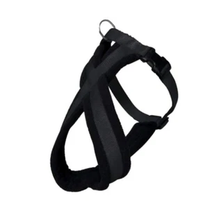 Dog Harness Dog Soft Fleece black  L-XL 70-100cm Premium Comfort - 204201 trixie - Picture 1 of 1