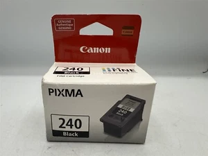 SEALED GENUINE CANON PIXMA 240 BLACK OEM INK CARTRIDGE - Picture 1 of 6