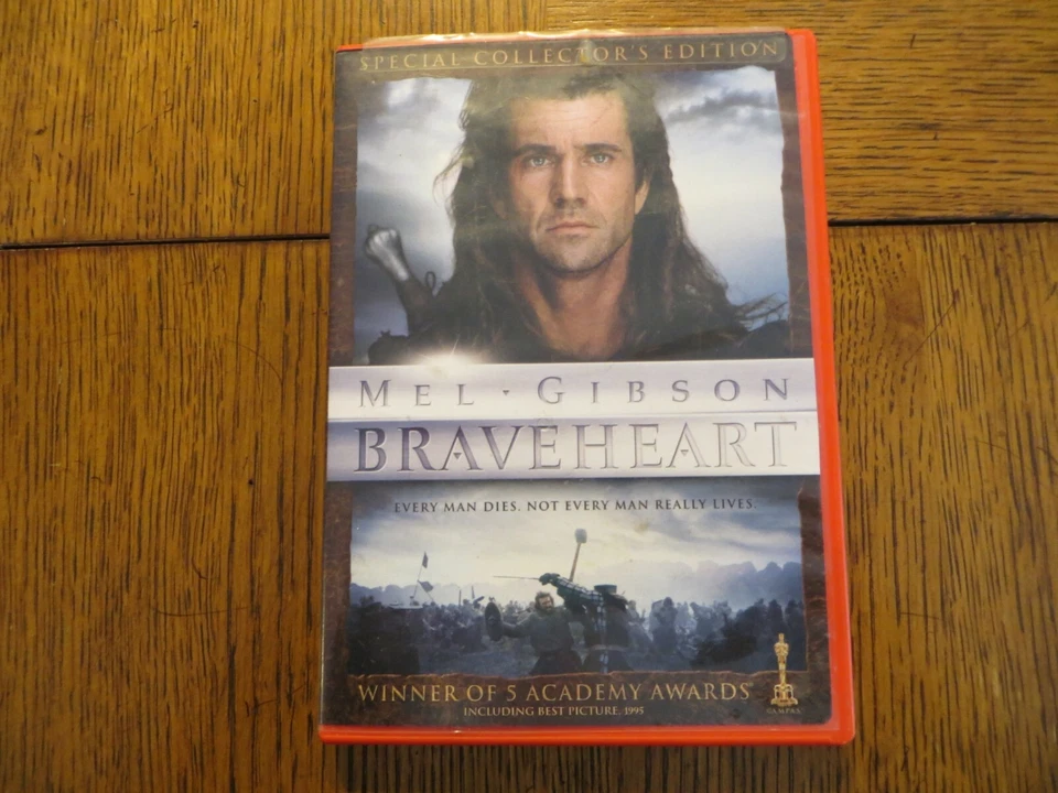 Braveheart - Mel Gibson, Sophie Marceau, Patrick McGoohan 1995 DVD GOOD!!! - Image 1 of 3