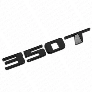 Para CT4 CT5 XT4 XT5 curva trasera 350 T placa de identificación emblema brillo negro - Imagen 1 de 4